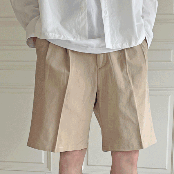 THEXXXY - 더엑스, hidden 棉質壓褶短褲 (5color) #1804