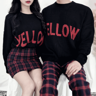 THEXXXY - 더엑스, YELLOW Knit (4color) #346