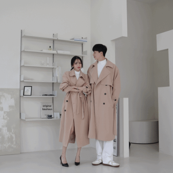 Autumn Poly Trench Coat (4color) #1018
