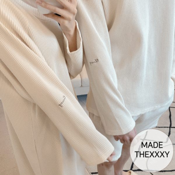 THEXXXY - 더엑스, [獨家商品]XXXY Signature 華夫格 T-shirt&amp;OPS(4color) #1142