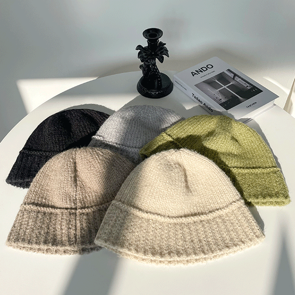 Amiable Knit Bucket HAT (5color) #1359