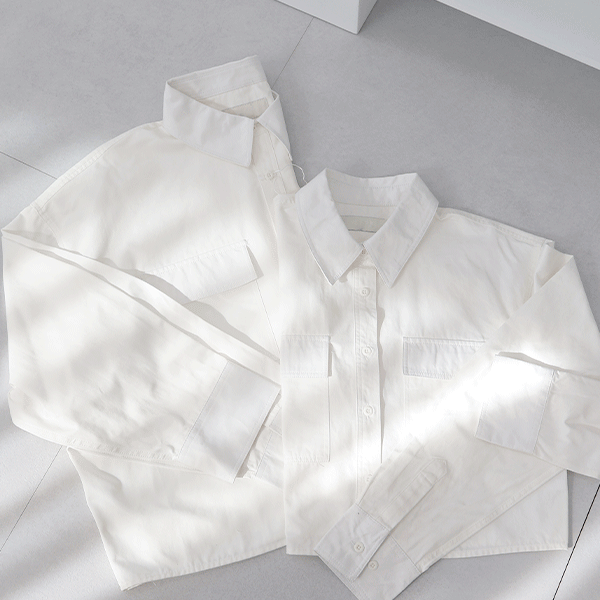 THEXXXY - 더엑스, [크롭/기본] Alluring 셔츠 자켓 시밀러 (4color) #2149  투버튼 봄셔츠 간절기 아우터 나들이 피크닉 포켓 주머니 오버핏 커플 시밀러 데이트 