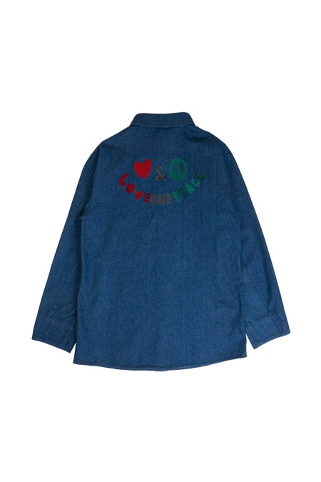 DARENIMO[다레니모]Love And Peace Shirt Jacket