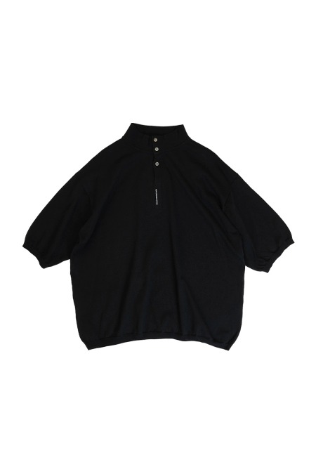 THE NERDYS[너디즈]Organic Cotton Stand Collar Polo Shirt