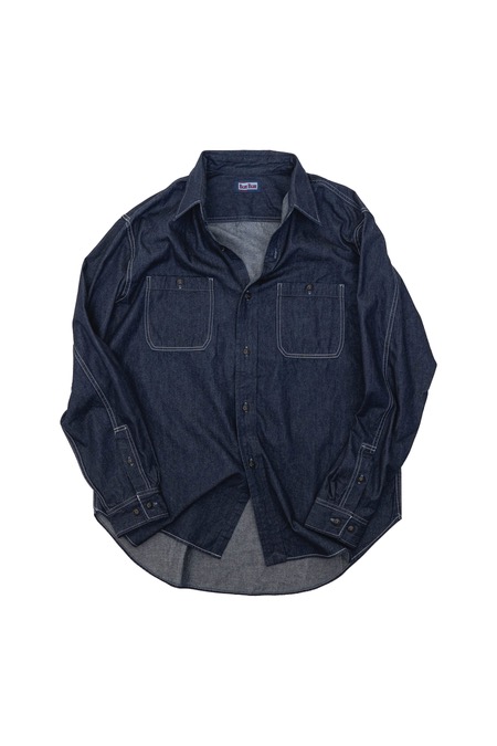 BLUEBLUE[블루블루]Denim 2-pockets Work Shirt