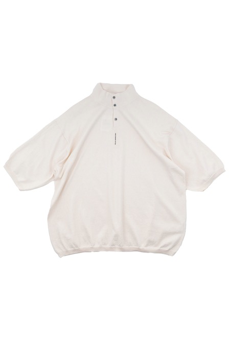 THE NERDYS[너디즈]Organic Cotton Stand Collar Polo Shirt