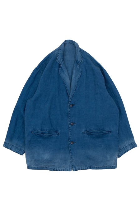 PORTER CLASSIC[포터클래식]Indigo Linen Wide Jacket