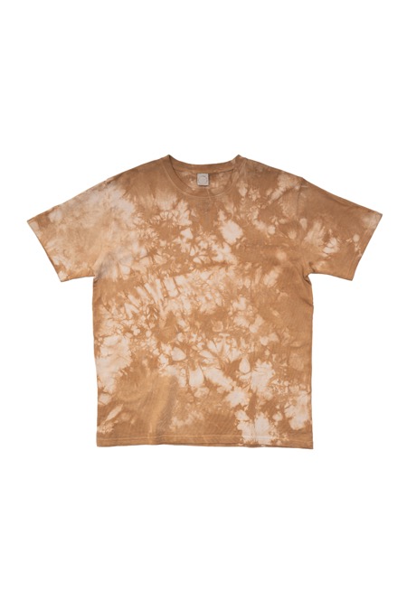 LICHEN[라이큰]Tie-Dye Cutch&amp;Madder S/S Cotton T-shirt