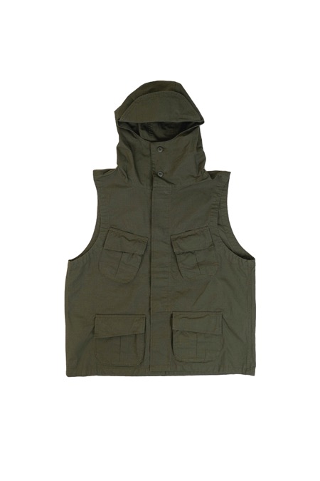 DECHO[데코]Jungle Fatigue Hood Vest