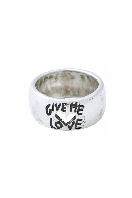 PORTER CLASSIC[포터클래식]Grok Leather Give me Love Ring