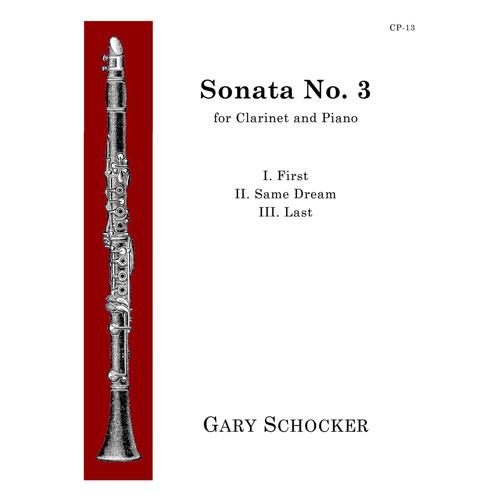 알레이: 개리 쇼커 - 클라리넷 소나타 No.3 (클라리넷/피아노)