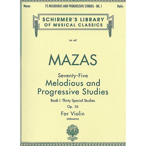 마자스 75 멜로디우스 단계별 스터디, Op. 36 - 바이올린 1권