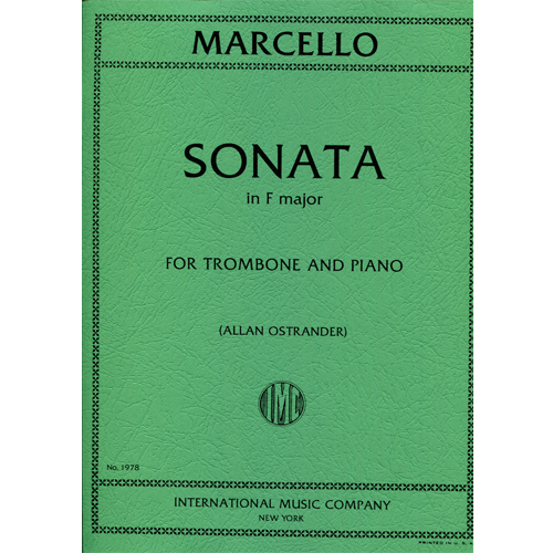 마르첼로 트롬본과 피아노를 위한 소나타 in F major (Ostrander)