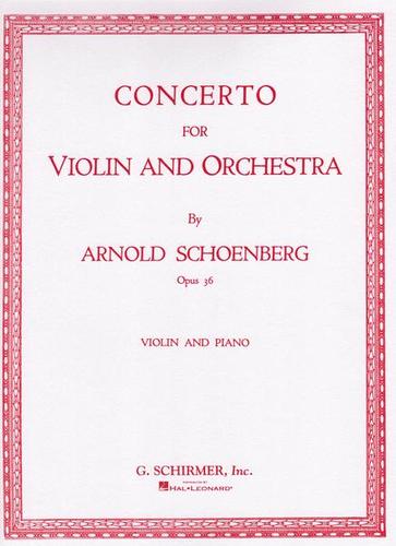아르놀트 쇤베르그 바이올린콘체르토 Op. 36 [50281120]