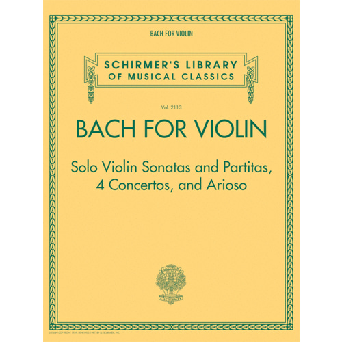 바흐 바이올린을 위한 소나타와 파르티타, 4개의 콘체르토와 아리오소