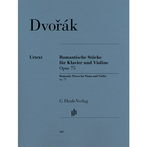 드보르작 로맨틱 소품 Op. 75 - 바이올린/피아노