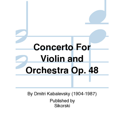 카발레프스키 바이올린 콘체르토 in C major Op.48