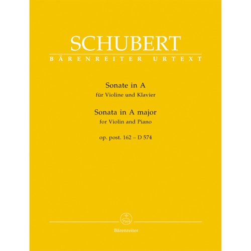 슈베르트 바이올린과 피아노를위한 소나타 A major, Op. post.162 D 574