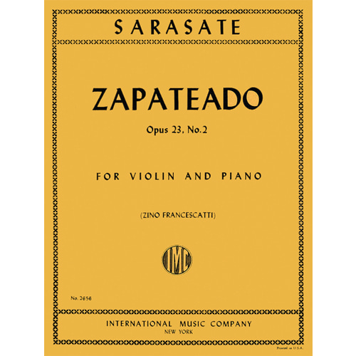 사라사테  바이올린을 위한 자파테아도 Op.23 No.2