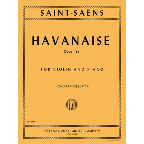 생상 하바네이즈 Op.83 바이올린