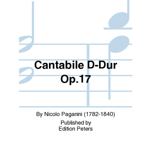 파가니니 칸타빌레 in D Major, Op. 17