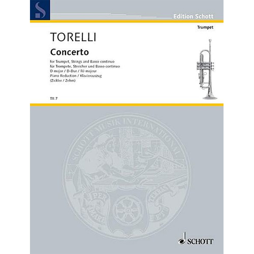 토렐리 트럼펫 스트링과 바소 콘티누오를 위한 콘체르토 in D Major