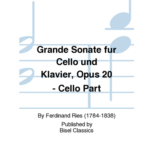 리스 첼로와 피아노를 위한 그랜드 소나타 Opus 20