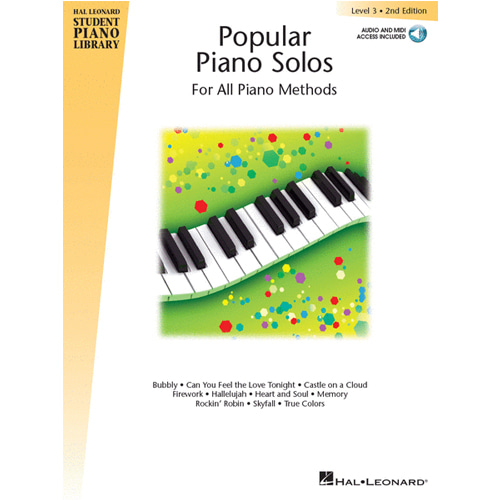 할 레오나르드 인기있는 피아노 솔로 2nd Edition - Level 3 / Online Audio 포함
