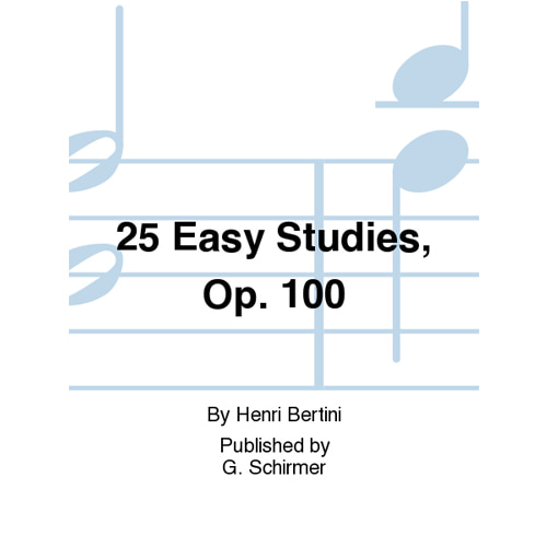 앙리 베르티니 25 쉬운 스터디  Op. 100