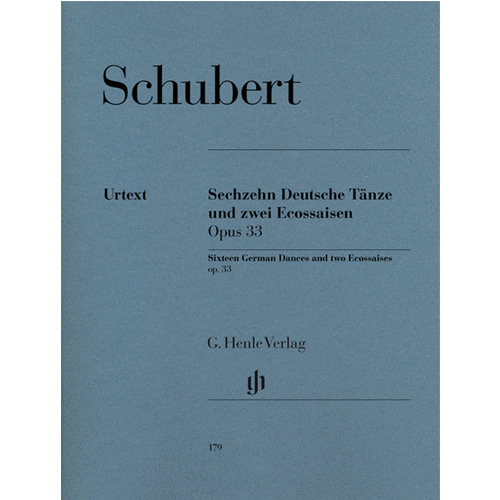 슈베르트 16개의 독일 무곡과 2개의 에코세즈  op. 33 D 783