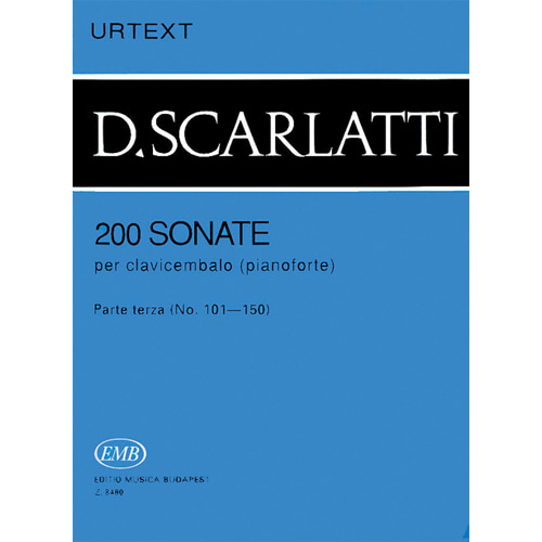 스카를라티 200 피아노를 위한 소나타 - Vol.3 Nos.101-150