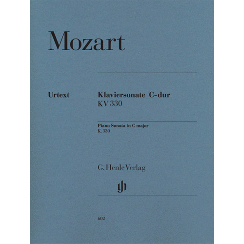모차르트 피아노 소나타 in C Major K330 (300h)