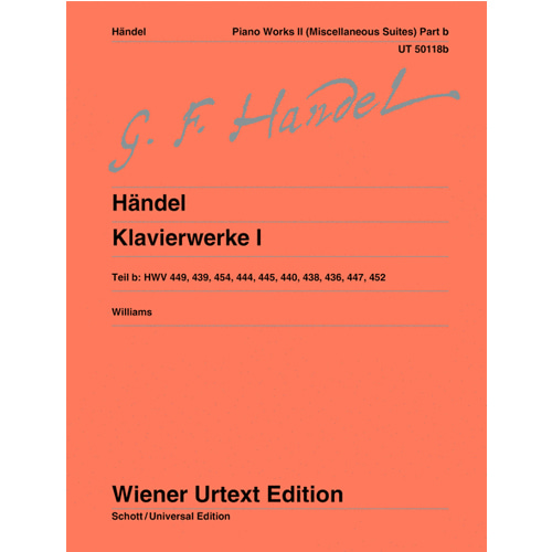 헨델 Works for Piano, Vol. 1b