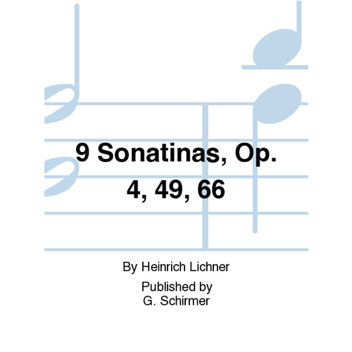 하인리히 리히너 9 소나타 Op. 4, 49, 66