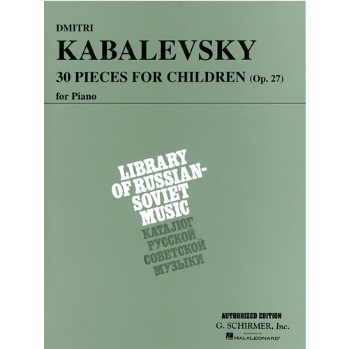 카발레프스키 어린이를 위한 30개의 피스  Op. 27