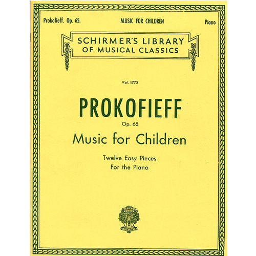 프로코피에프 어린이를 위한 모음곡 Op. 65 (쉬운 피아노 12곡)