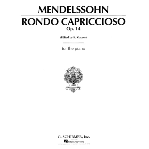 멘델스존 피아노를 위한 론도 카프리치오소  Op. 14