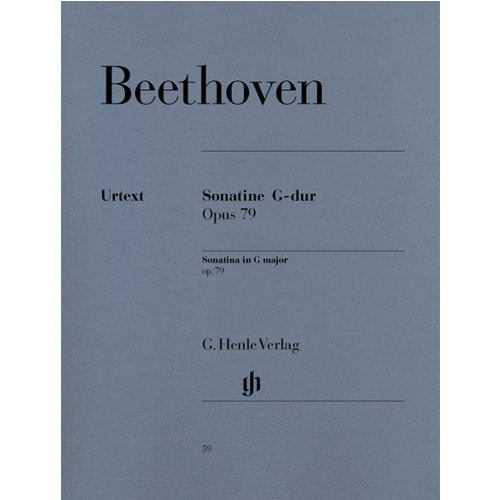 베토벤 피아노를 위한 소나타 G major op. 79