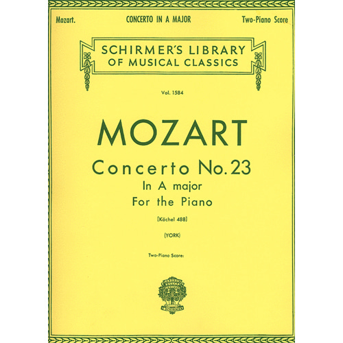 모차르트 - 피아노 콘체르토  No. 23 in A, K.488