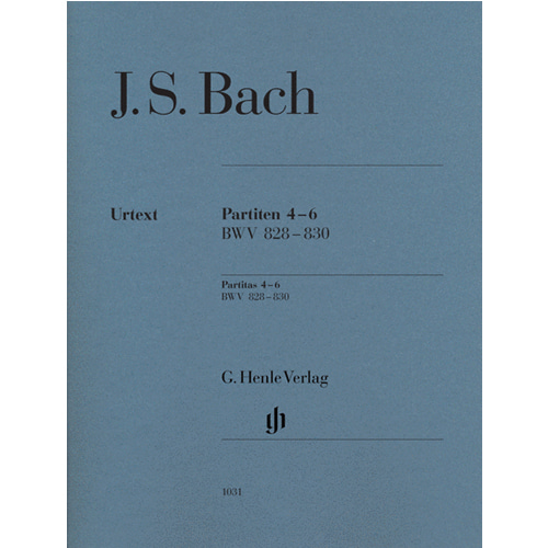 바하 - 파르티타  4-6 BWV 828-830
