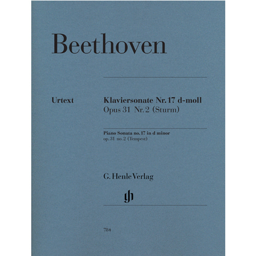 베토벤 - 피아노 소나타  in d Minor, Op. 31, No. 2 (폭풍)
