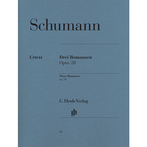 슈만 3개의 로망스 Op. 28 피아노 솔로