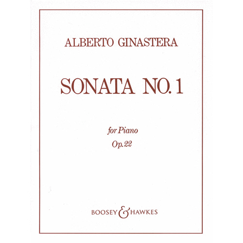 알베르토 히나스테라 - 소나타  No. 1, Op. 22 피아노 솔로