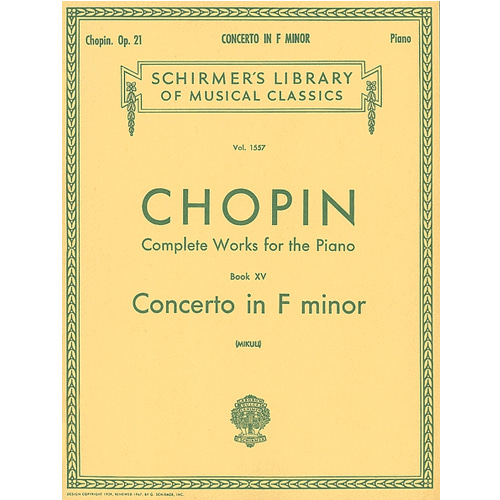쇼팽 - 피아노 콘체르토 No. 2 in F Minor, Op. 21