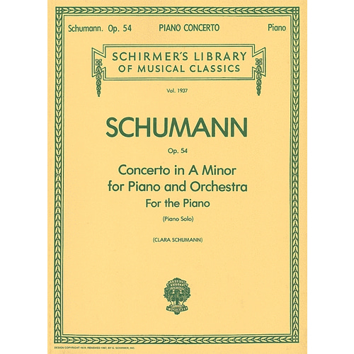슈만 - 피아노 콘체르토 in A Minor, Op. 54