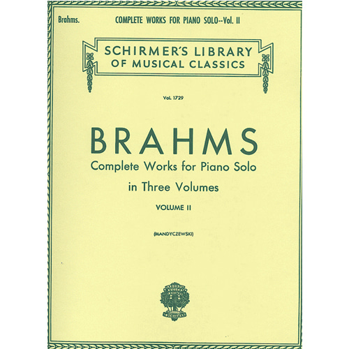 브람스 - 피아노 솔로를 위한 완성집 - Volume 2