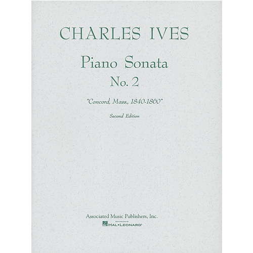 찰스 아이브스 - 소나타 No. 2 (2nd Ed.) Concord, Mass 1840-60 피아노 솔로