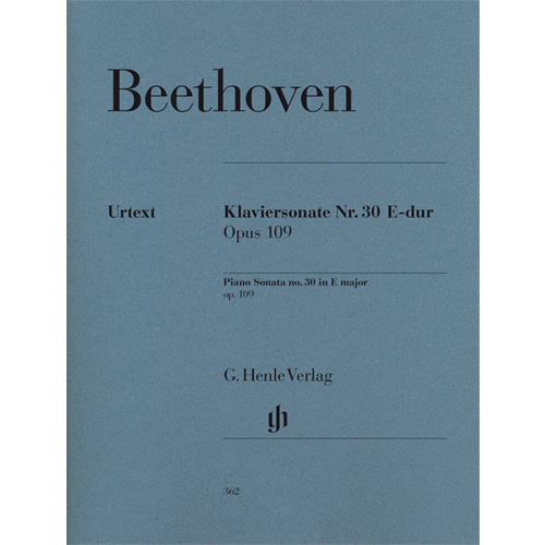 베토벤 - 피아노 소나타  No. 30 in E Major Op. 109