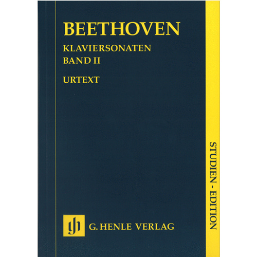 베토벤 - 피아노 소나타  - Volume II  / Score 악보 HN9034