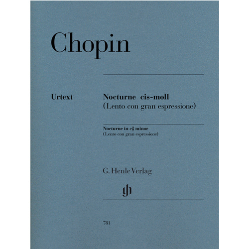 쇼팽 - 녹턴 in c-sharp Minor, Op. posth. 피아노 솔로